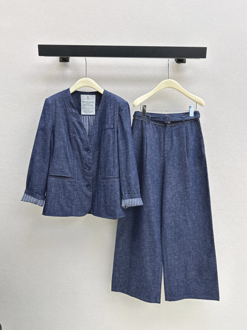 Brunello Cucinelli High-intellect Striped Lined Blazer