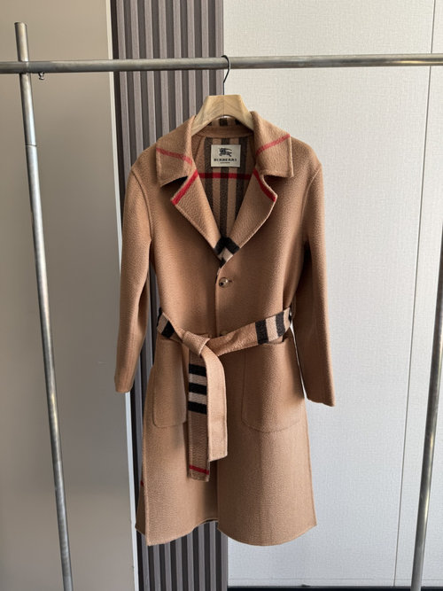 Burberry High - quality BBR Suit - Collared Long Coat