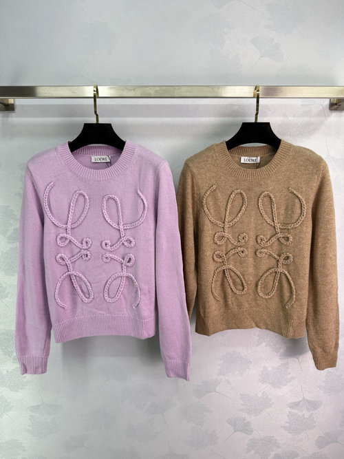 Loewe Large Letter Design 3D Sweater in Premium Wool Blend