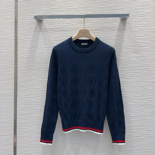 Miu Miu Classic 100% First-Cut Wool Sweater, Soft and Slimming
