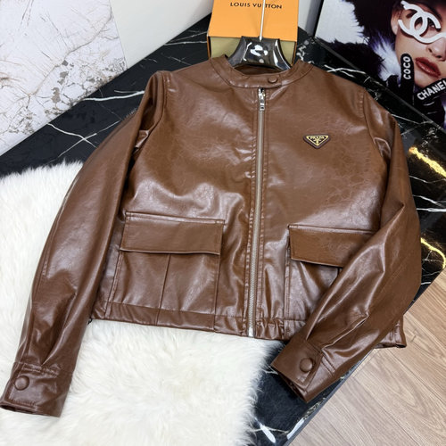 Prada High-End Customized Coat with Embroidered Logo