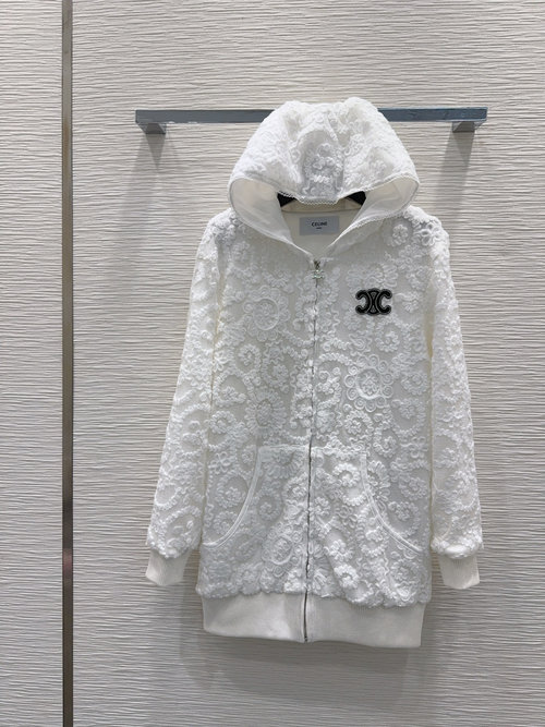 Celine Exquisite Water-soluble Lace Coat with Beautiful Patterns