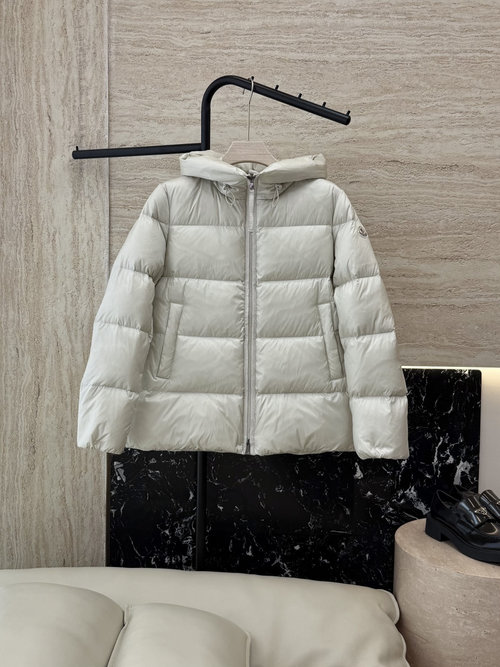 Moncler Classic Doll-Style Short Down Jacket in Multiple Colors