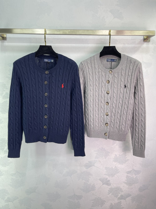 Polo Ralph Lauren Warhorse Embroidered Sophisticated and Practical Knit Cardigan