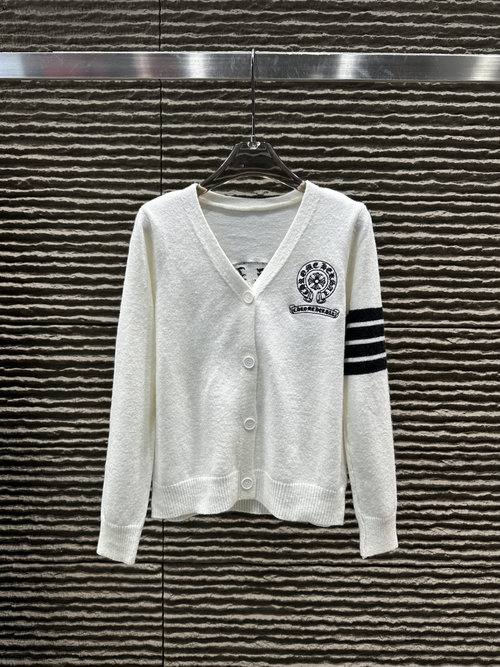 Chrome Hearts New Arrival Front and Back Embroidered Cardigan