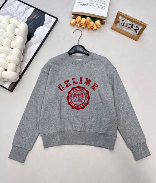 Celine CELINE Letter Print Hoodie