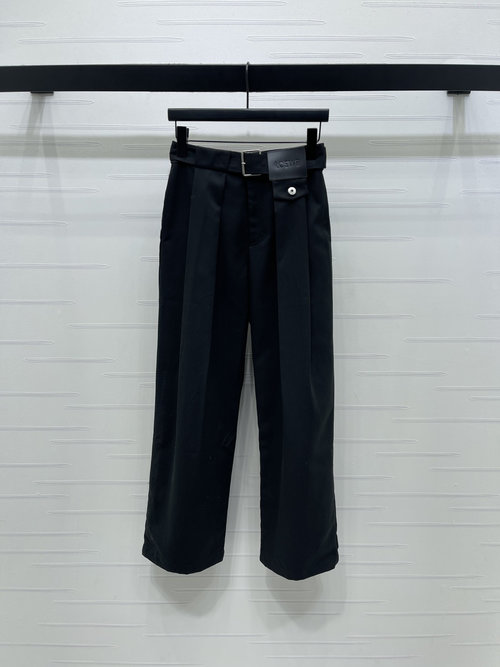 Loewe Belted Wide-Leg Trousers
