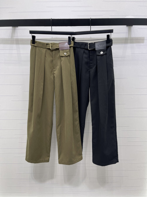 Loewe Belted Wide-Leg Trousers
