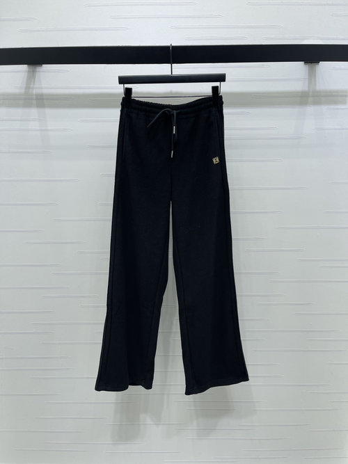 Loewe Original Thick Casual Straight Jeans with Logo, Two Colors