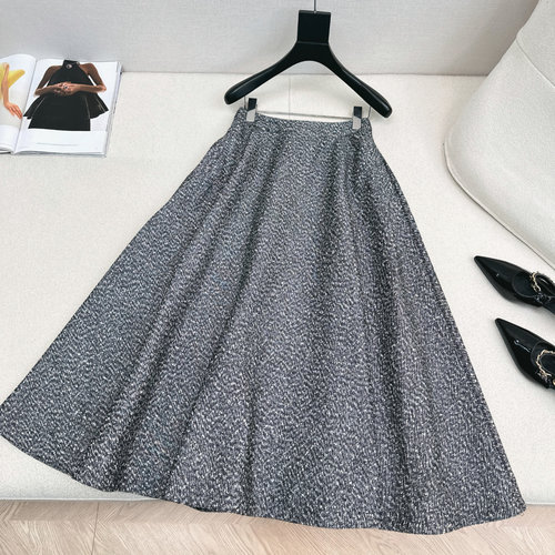 Chanel Classic High-Waisted A-Line Tweed Skirt