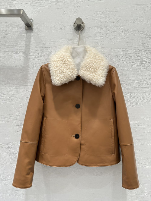 Loewe Exclusive Goose - down Jacket with Detachable Wool Collar