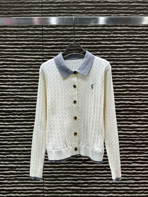 Polo Ralph Lauren Polo Collar Fake Two-piece Knit Long Sleeve