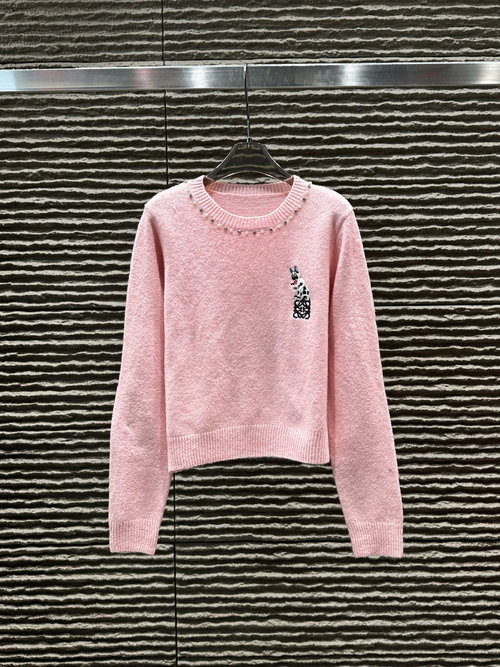 Loewe New Arrival: Neck Heavy - Duty Studded Pullover Sweater