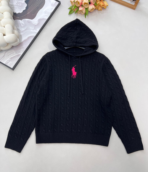 Polo Ralph Lauren Soft Wool Knitwear with Pony Embroidery