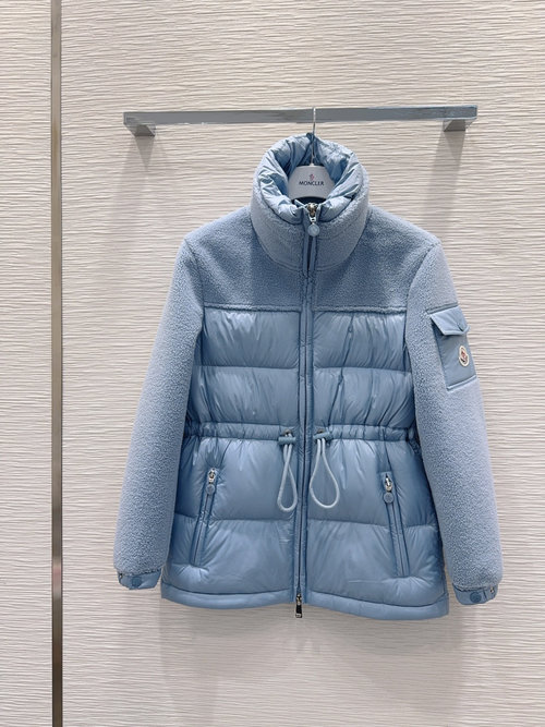 Moncler Lamb Wool Down Jacket, Warm & Stylish