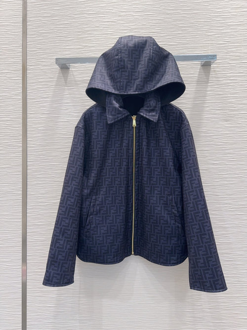 Fendi New Stylish and Slimming Double-sided Woolen Coat