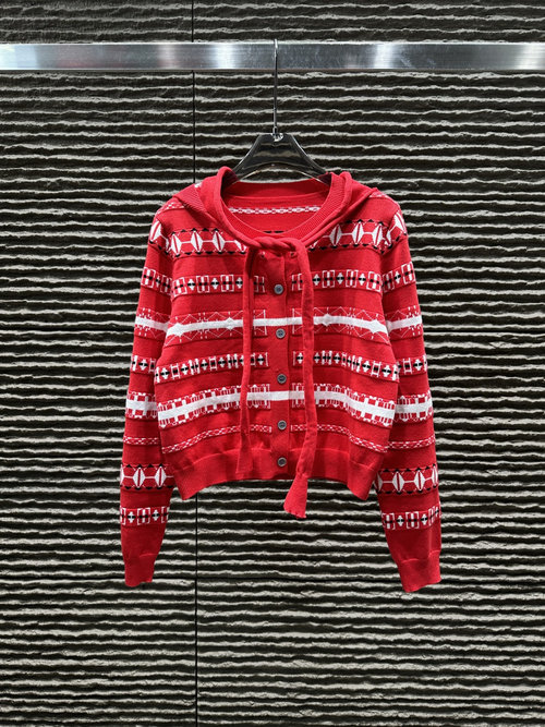 Thom Browne New Arrival: Christmas Limited Hooded Cardigan