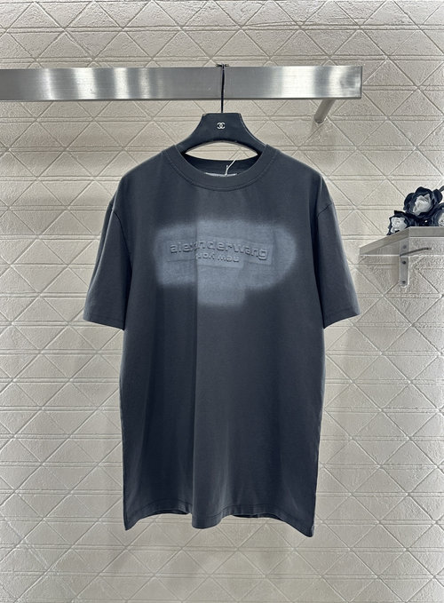 Versace Cotton Oversized Short-Sleeve Shirt with Tie-Dye Logo in One Color