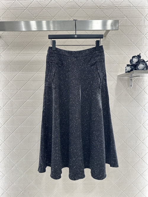 Chanel Vintage Chunky Knit Skirt from Matching Ensemble