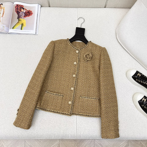Chanel Modern Tweed Knit Coat with Precision 3D Tailoring