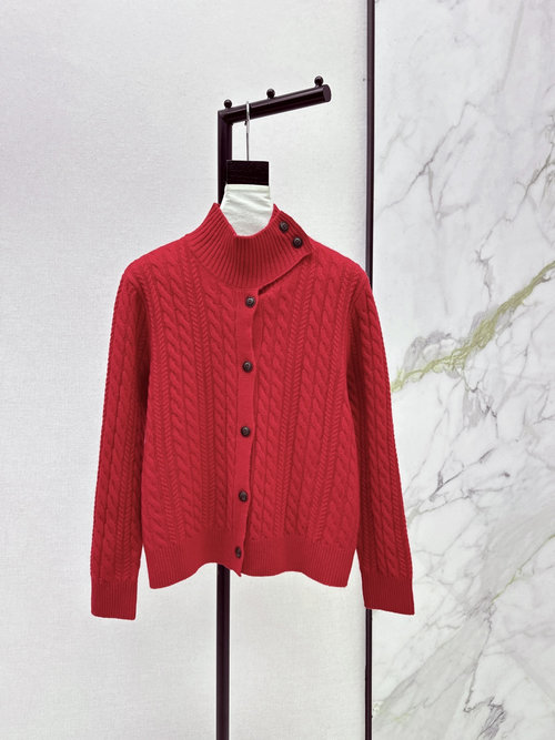 Polo Ralph Lauren Elegant 3D Crochet Stand - Collar Classic Cardigan, Suitable for Any Attire