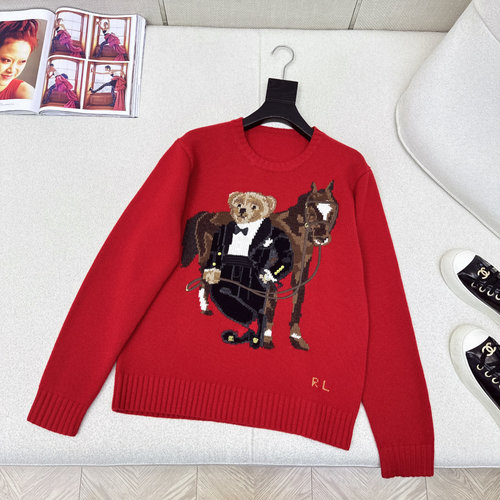 Loro Piana Classic Chic Alpaca Yarn Round - Neck Sweater