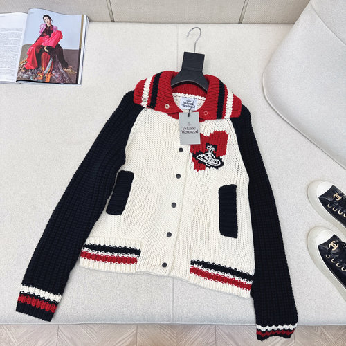 Vivienne Westhood Vivienne Westwood Inspired Color - Block Cardigan