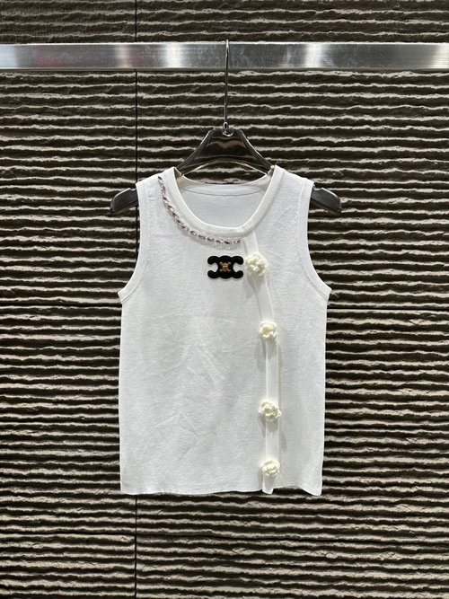 Celine 3D Arch Knit Vest for Fashion Feeling