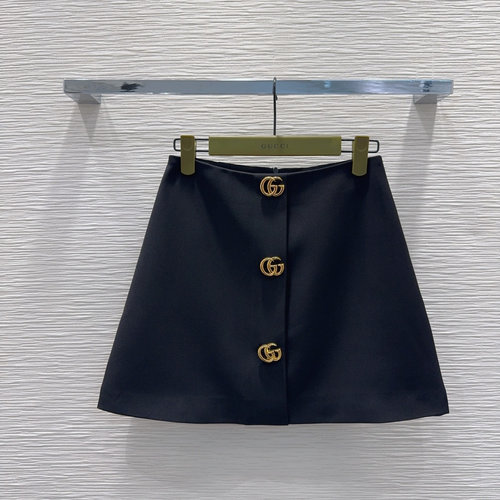 Gucci New Classic Suit with Custom Buttons & Neckline Design