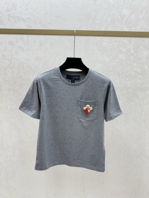 Louis Vuitton Early Spring Solid-Color Round-Neck Knit Top