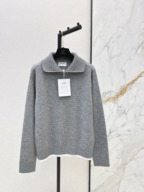 Chanel Soft Cashmere Half-Open Cardigan, Timeless and Slimming