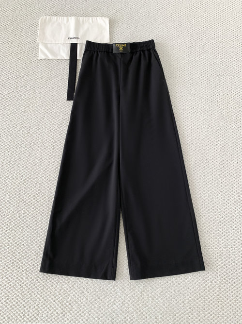 Celine Cashmere Casual Trousers for Refined Style