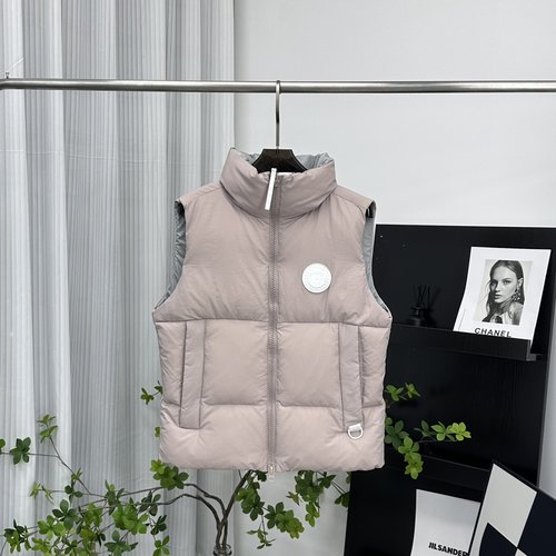 Canada Goose White Label Vest in Soft Pink Hue