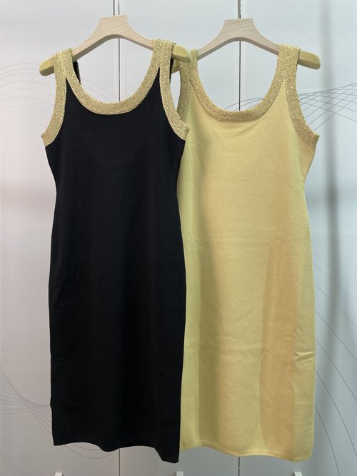 Miu Miu Luxury Backless Sling Slim Dress Available in Two Colors