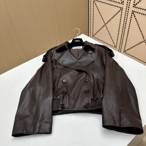Loewe Versatile and Classic Leather Garment in Imported Sheepskin