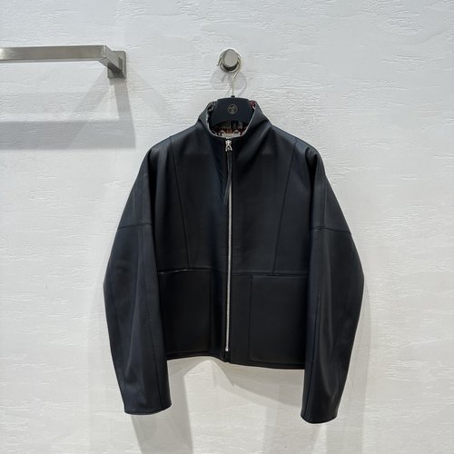 Hermes High-end Original Single-quality Lambskin Jacket with Minimalist Design