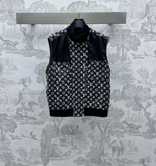 Louis Vuitton New Arrival: Convertible Leather-Patched Jacket to Vest