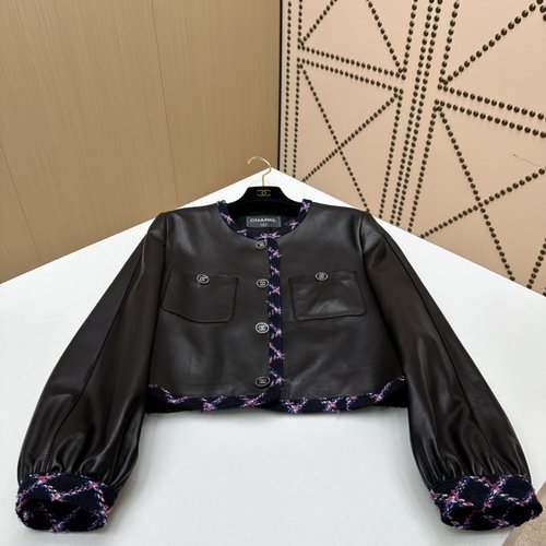 Chanel Soft Top - layer Sheepskin Short Coat with Elegant Design