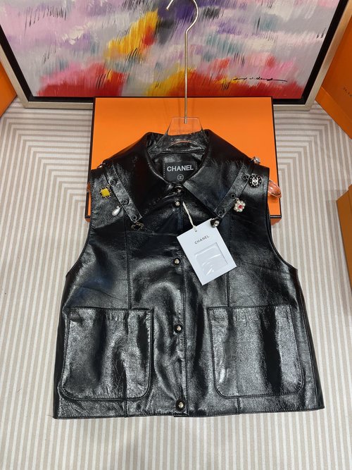 Chanel Imitation Style Garment with Tiling Details