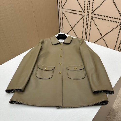 Celine Stylish Imported Lambskin Jacket with Customized Lining