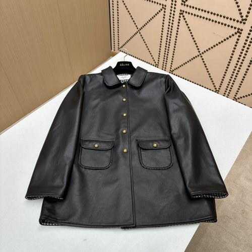 Celine Stylish Imported Lambskin Jacket with Customized Lining