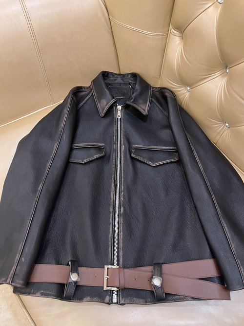 Prada Exclusive Unisex Jacket in Classic Design, Made of Sheepskin