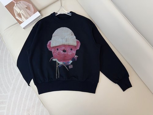 Acne Studios Printed Pet Logo Wide-Fit Hoodie with High-Quality Cotton Fleece