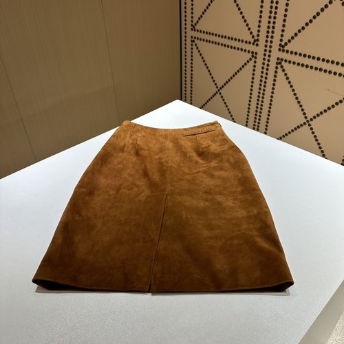 Miu Miu Customized Imported Suede Skirt in Sweet - Cool Vintage Style