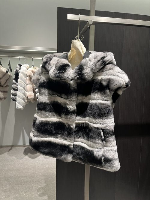 Dior Hooded Imported Rabbit Fur-like Vest with Quality Material
