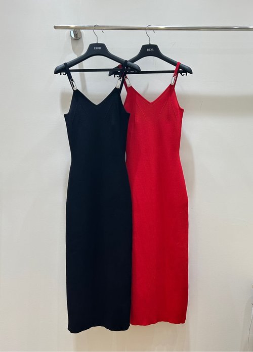 Versace Classic Luxury Summer Safety Pin Style Sling Dress