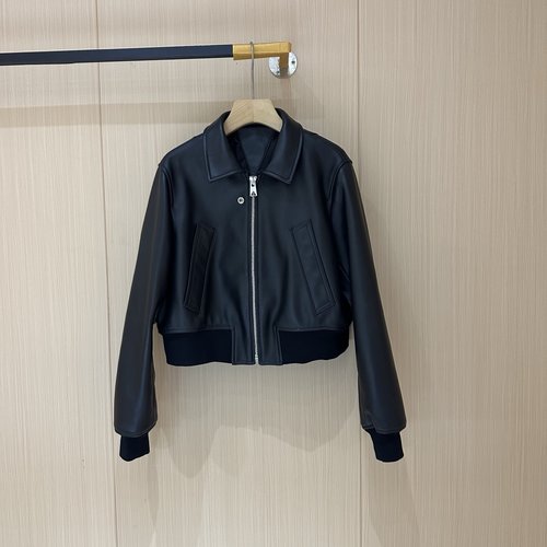 Bottega Veneta Customized Vintage Sweet-Cool Imported Sheepskin Leather Jacket