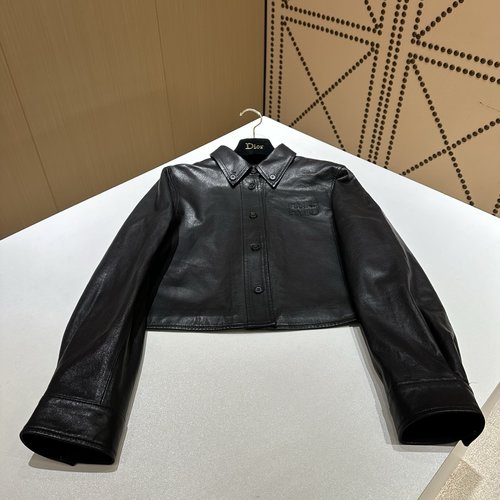 Miu Miu Custom - Made Retro Suede Lambskin Jacket with Sweet and Cool Style