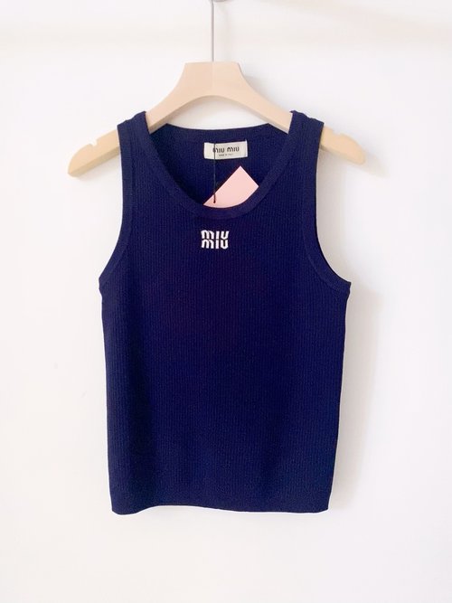 Miu Miu Knit Sleeveless Top for Layering