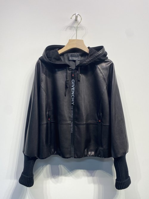 Chanel Elegant Collared Jacket in Imported Sheepskin with Logo Print